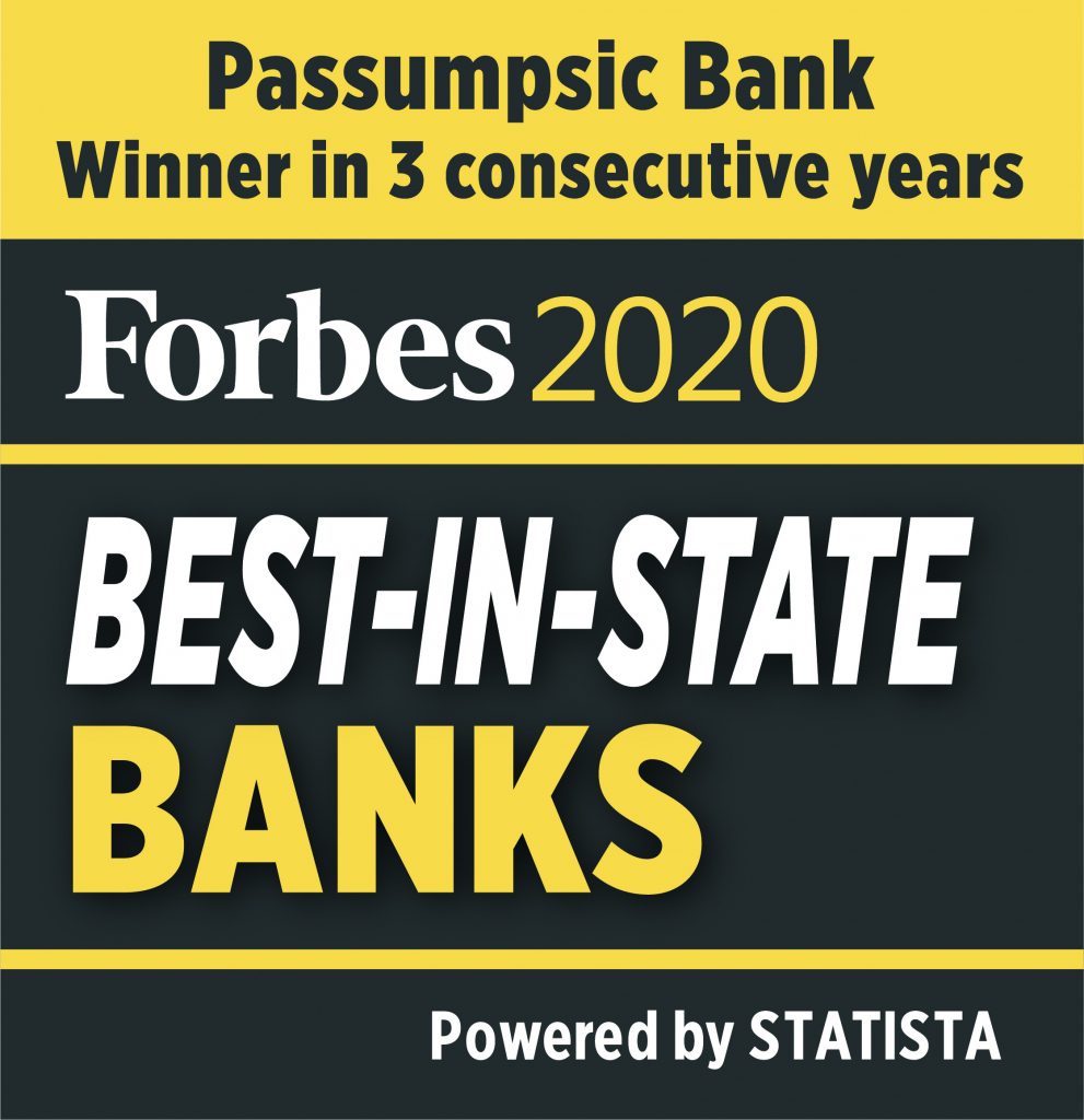 Passumpsic Bank Awarded as One of Forbes' BestInState Banks 2020
